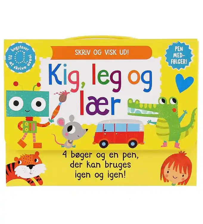 Karrusel Forlag Koffer m. Boeken - Kijk, speel en leer Laatste Versie