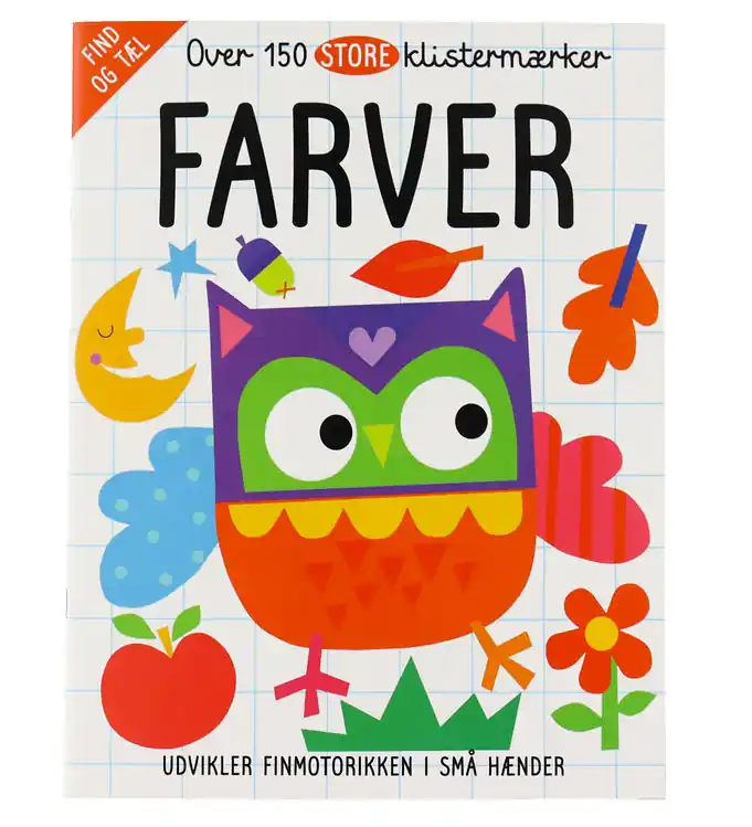 Finale Uitverkoop Karrusel Forlag Activiteitenboek m. Stickers - 150 - Deens