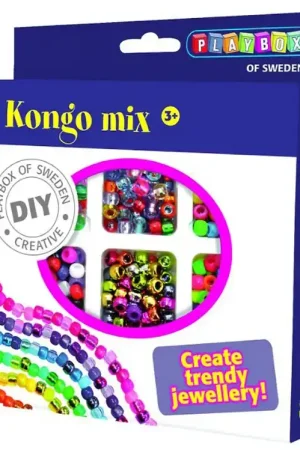 Fabrieksprijs Playbox Kralenset - 480 stk - Kongo Mix
