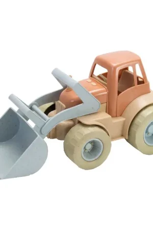 Dantoy BIO Plastic Tractor m. Grijper - 29 cm - Pastel Speciale Aanbieding