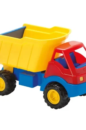 Betrouwbaar Dantoy Vrachtwagen - 30 cm - Rood/Blauw