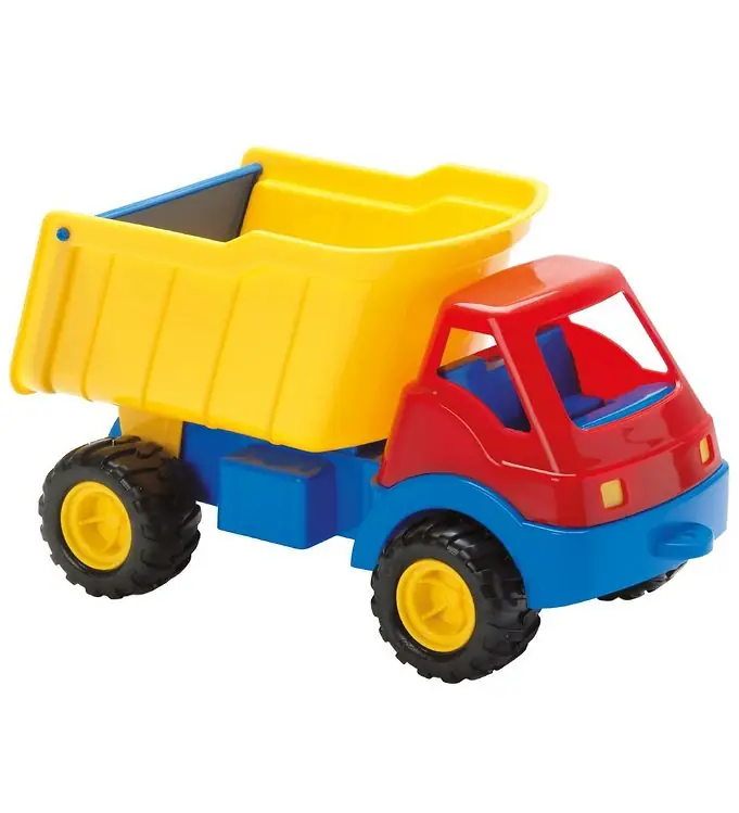 Betrouwbaar Dantoy Vrachtwagen - 30 cm - Rood/Blauw