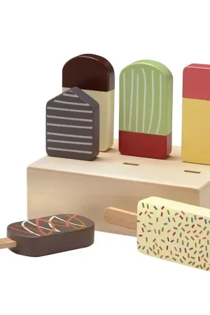 Direct Verzonden Kids Concept Speelgoedeten - 7 stk - Bistrot - Ijslolly's