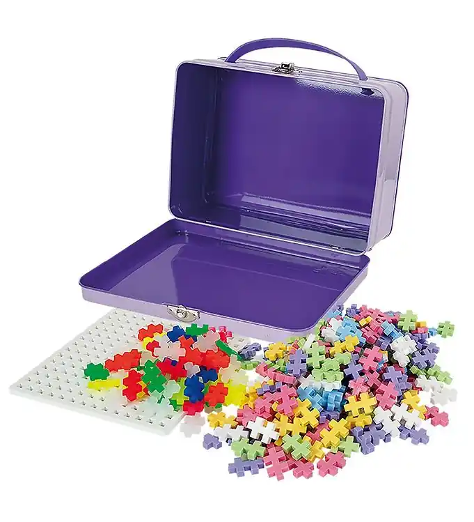 Plus-Plus Mini - Koffer - 600stk - Pastel/Neon Direct Verzonden