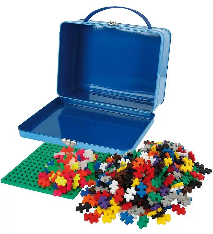 Plus-Plus Mini - Koffer - 600stk - Basic/Neon Koop Online