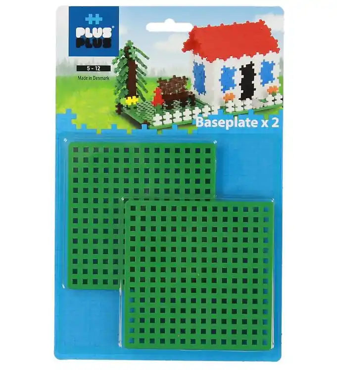 Hoge Kwaliteit Plus-Plus Mini Bouwplaten - 2 stk - Groen