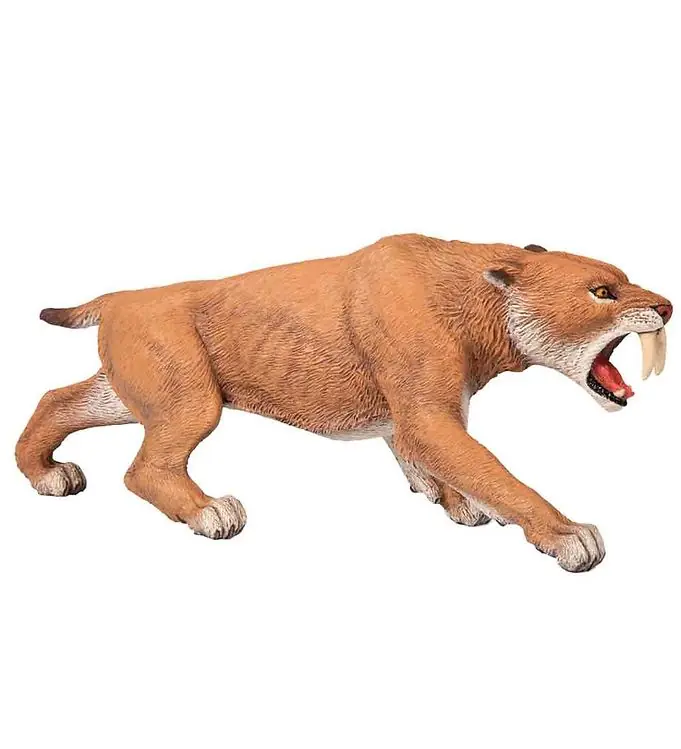 Gratis Retour Papo Smilodon - l: 16 cm