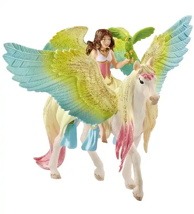 Schleich Bayala - Feen Surah & Pegasus 70566 Rechtstreeks Van De Fabrikant
