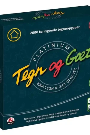 Seizoensaanbieding Danspil Bordspel - Tegn & Gæt
