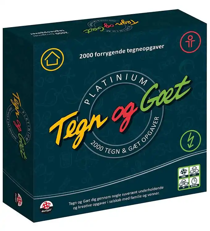 Seizoensaanbieding Danspil Bordspel - Tegn & Gæt