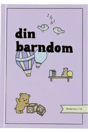 Simone Thorup Eriksens Boek - Paars - Din Barndom - Deens Merkproduct