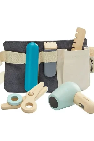Gecertificeerd PlanToys Kappersset - Blauw