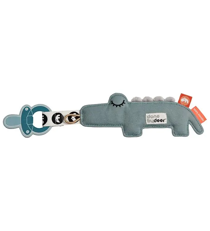 Done by Deer Speenketting - Cozy - Croco Rechtstreeks Van De Fabrikant