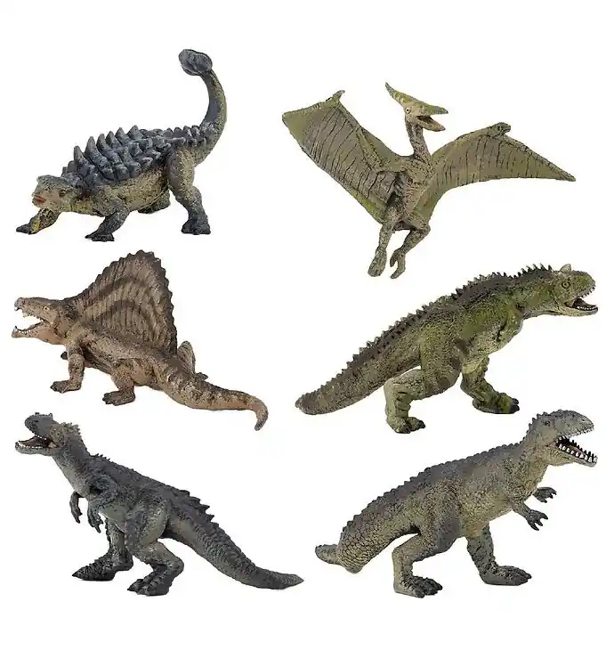 Papo Mini Dinosaurusset 1 - 3-5 cm - 6 Onderdelen Beperkte Voorraad