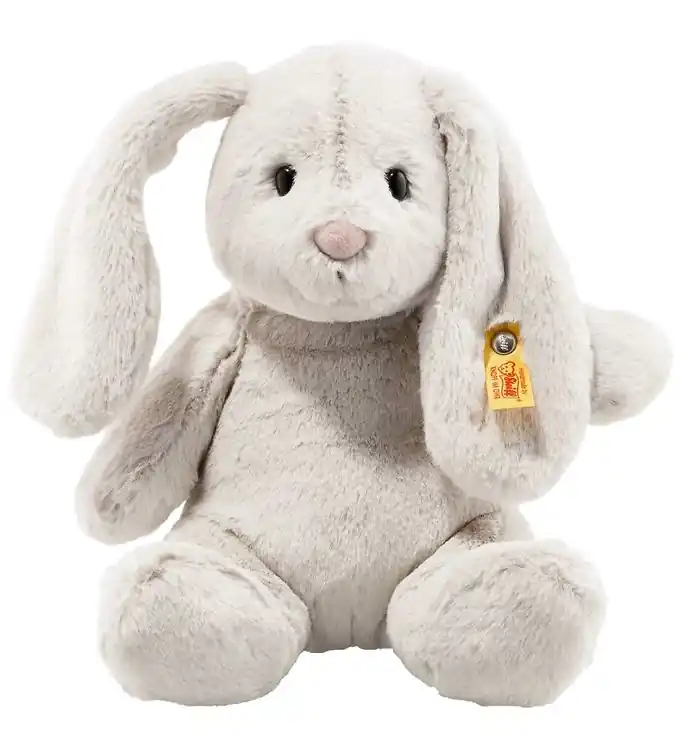 Steiff Knuffel - Hoppie Rabbit - 28 cm - Light Grey Betrouwbaar
