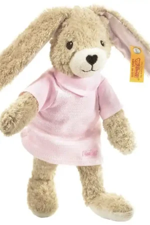 Actieprijs Steiff Knuffel - Springhaas - 20 cm - Roze