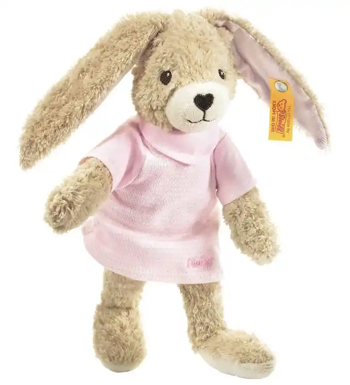 Actieprijs Steiff Knuffel - Springhaas - 20 cm - Roze