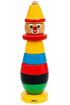 BRIO Peuter Stapel Clown - Hout - Multicolour 30120 Fabrieksprijs