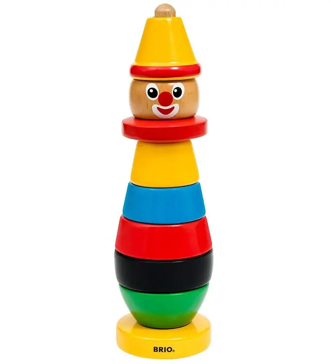 BRIO Peuter Stapel Clown - Hout - Multicolour 30120 Fabrieksprijs