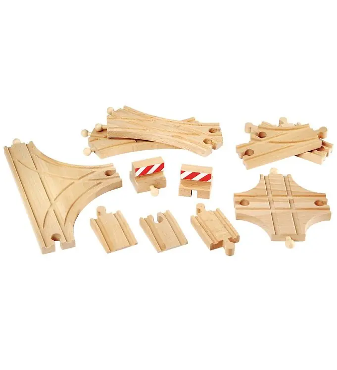 BRIO World Treinrails - 11 Onderdelen - Hout 33307 Alleen Vandaag