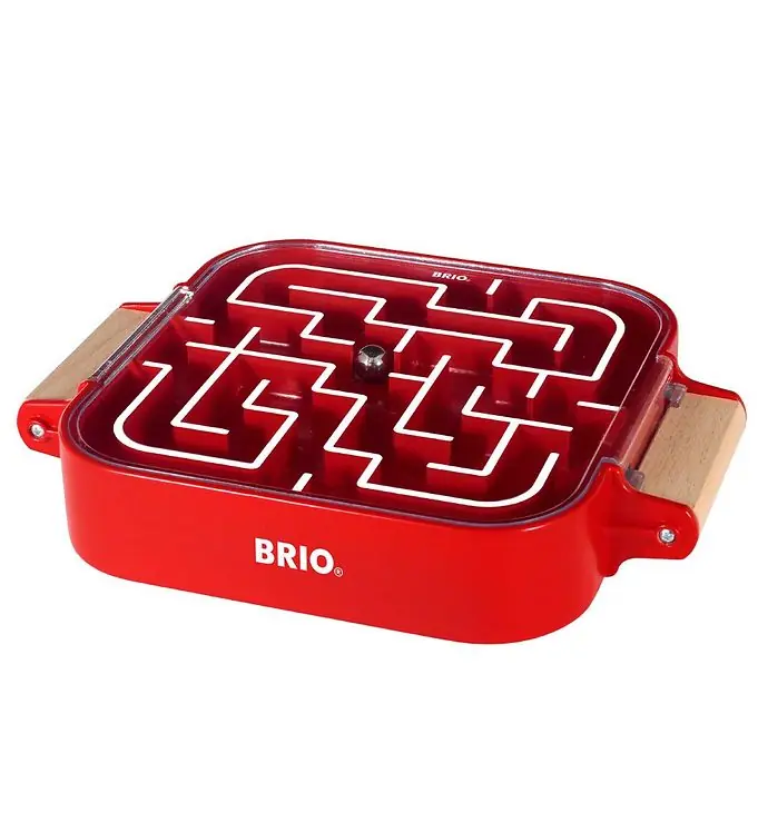 Goedkoop BRIO Games Doolhof Spel - Rood 34100