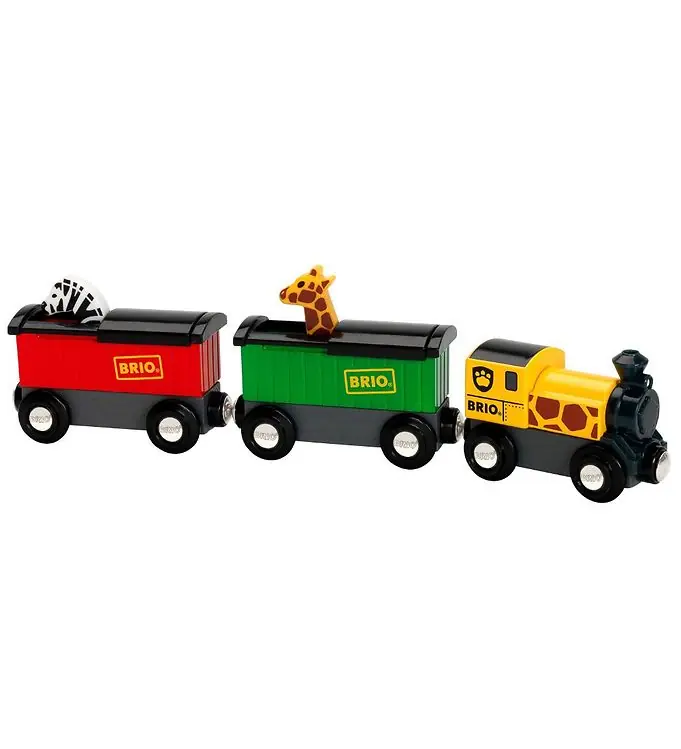 Gratis Retour BRIO Safari trein - 25 cm - 3 Onderdelen - Zwart 33722