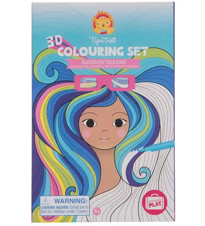 Actieprijs Tiger Tribe Tekenset - 3D - Rainbow Dromen