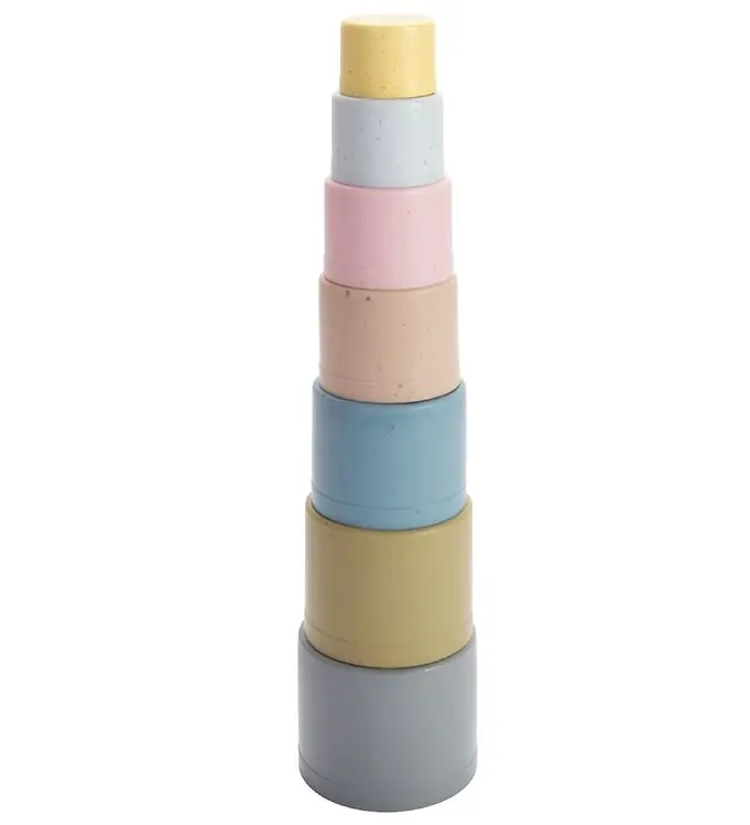 Exclusieve Aanbieding Tiny Stad Dantoy BIO Plastic Stapelbeker - 7 Onderdelen