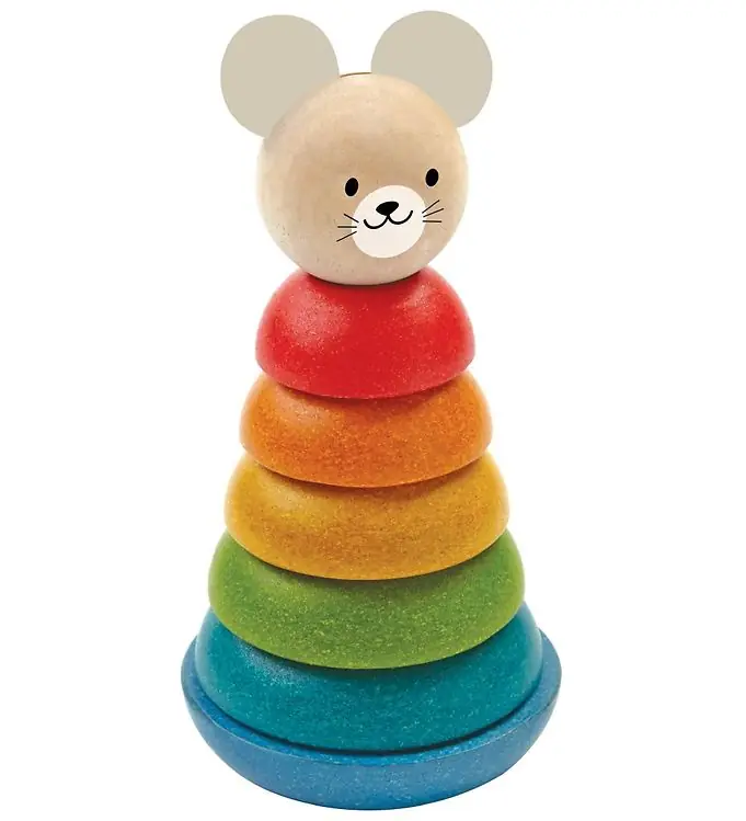 Nu Kopen PlanToys Stapelringen - Multicolour