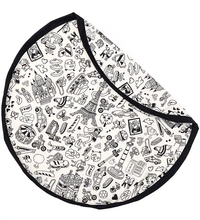 Play&Go x Omy Speelmat m. Stofmarkers - Ø: 140 Cm - Paris Lage Kosten