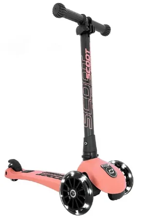 Scoot and Ride Highway Kick 3 - LED - Peach Finale Uitverkoop