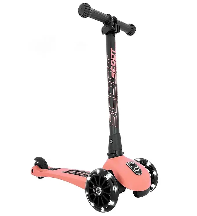 Scoot and Ride Highway Kick 3 - LED - Peach Finale Uitverkoop