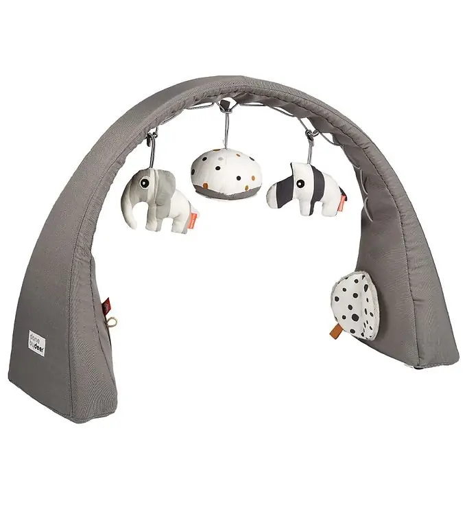 Done by Deer Speelboog m. Accessoires - Grijs Beperkte Voorraad