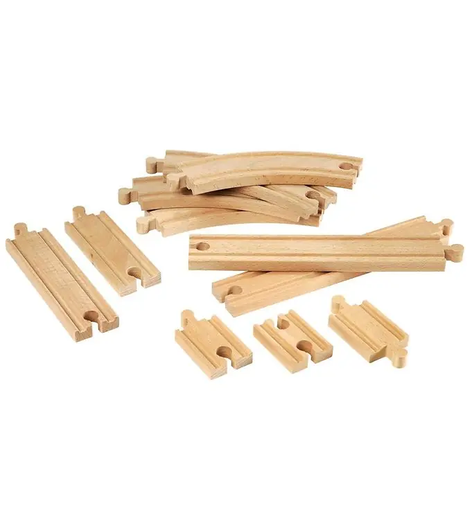 Gratis Retour BRIO World Railset - 11 Onderdelen - Hout 33401