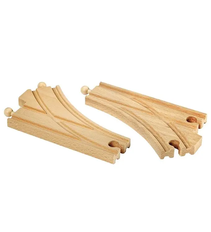 BRIO Gebogen wissels - 2 Onderdelen - Hout 33346 Hete Deal