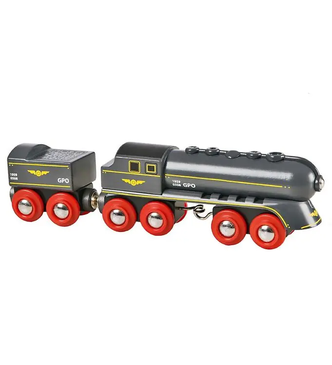 BRIO Hogesnelheidstrein - 18,9 cm - Kogel Train - Antraciet Grij Koop Online