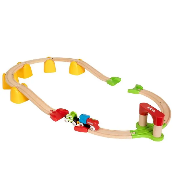 Meest Verkocht BRIO My First Treinspoor m. Batterijtrein - 25 Onderdelen 33710