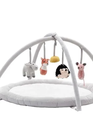 Kids Concept Speelkleed - Edvin - Grijs m. Dieren Seizoensaanbieding
