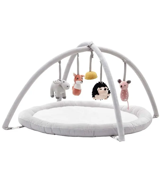 Kids Concept Speelkleed - Edvin - Grijs m. Dieren Seizoensaanbieding