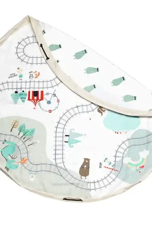 Play&Go Speelmat - Ø: 140 Cm - Train Beste Prijs