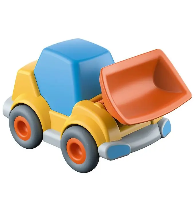 HABA Tractor m. Voorlader - 6,5 cm - Geel Nieuw