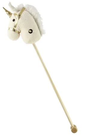 Beperkt Aanbod Teddykompaniet Hobbypaard - 100 cm - Wit