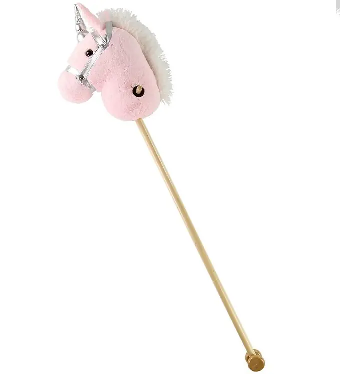 Teddykompaniet Hobbypaard - 100 cm - Roze Koopje