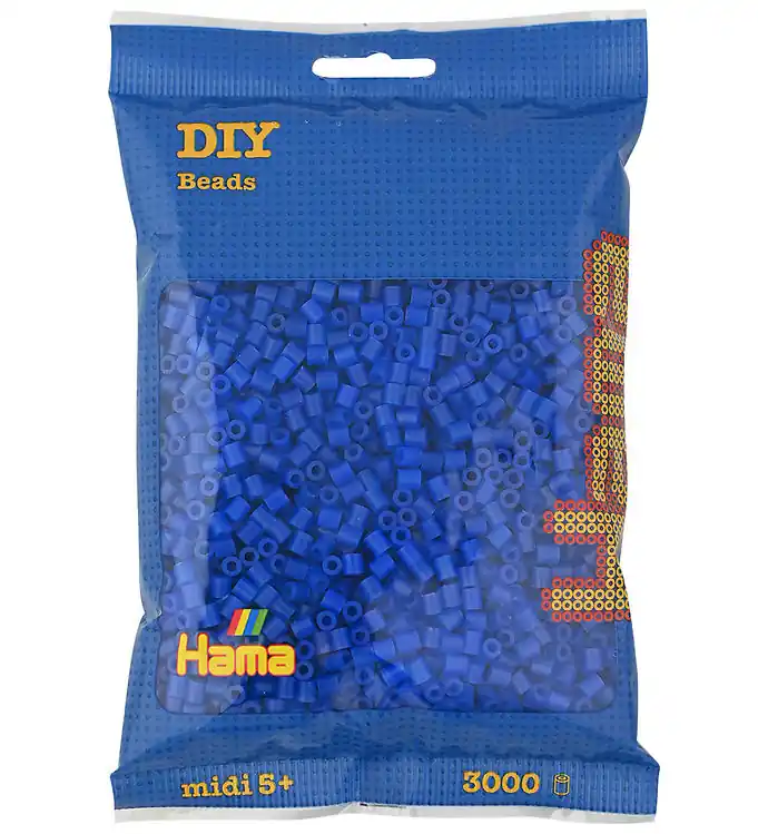 Hama Midi Kralen - 3000 st. - 36 Neon Blauw Aanbieding