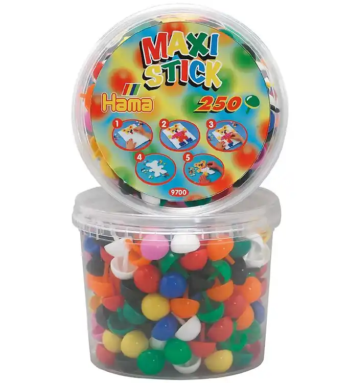 Hama Maxi Steekspelden - 250 st. - Multicolour Rechtstreeks Van De Fabrikant