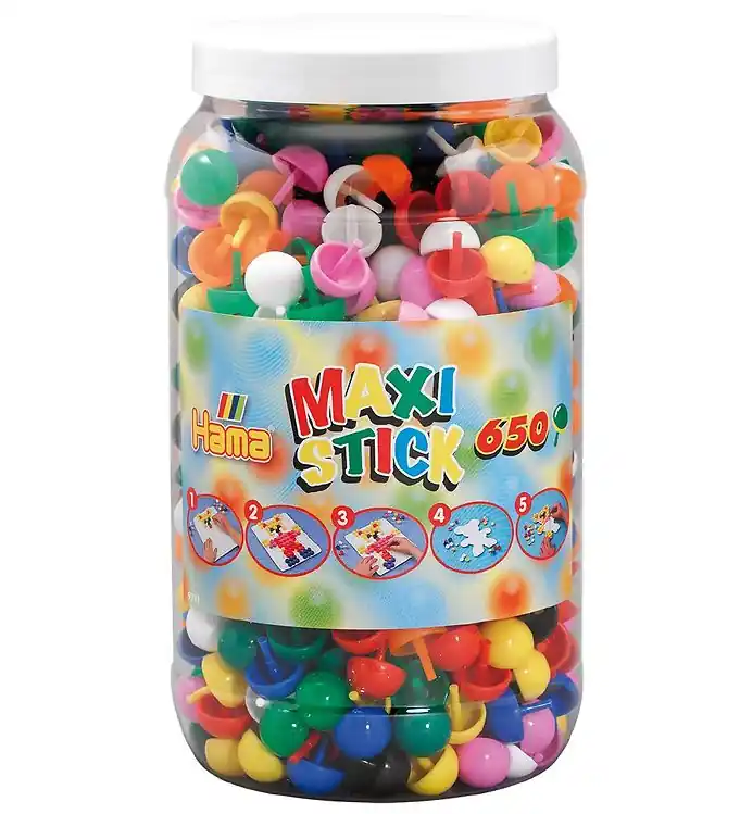Lage Prijs Hama Maxi Steekpen - 650 st. - Multicolour