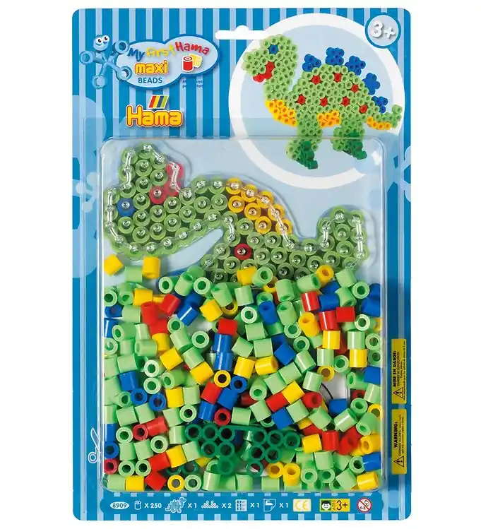 Tijdelijk Beschikbaar Hama Maxi Kralenset - 250 st. - Dinosaur