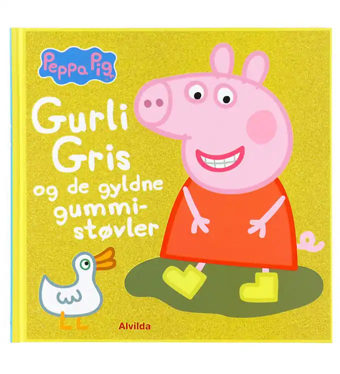 Fabrieksprijs Alvilda Boek - Gurli Gris & De Gyldne Gummistøvler - Deens