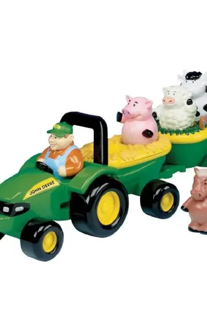 John Deere Werkwagen - 36 cm - Tractor m. Dieren Op = Op