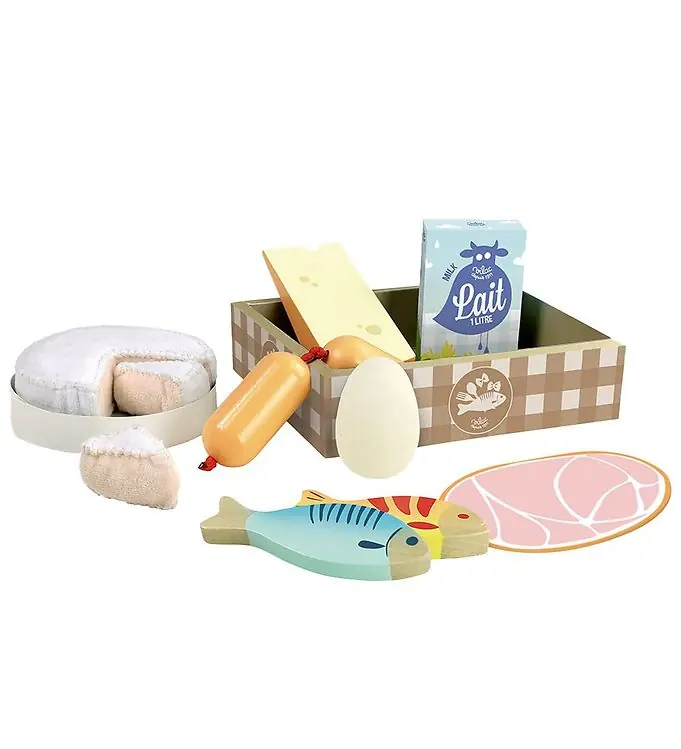 Goedkoop Vilac Speelgoedeten - Vis, Vlees & Kaas